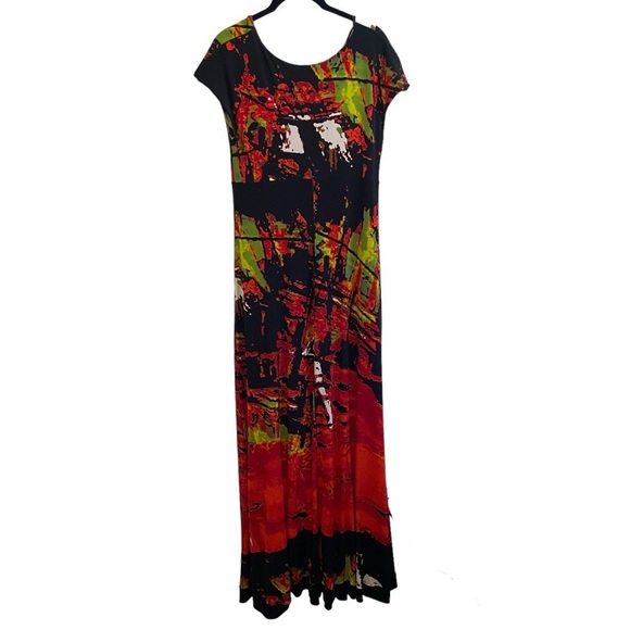 Vintage Reversible Maxi Dress Size Large - Picture 2 of 4